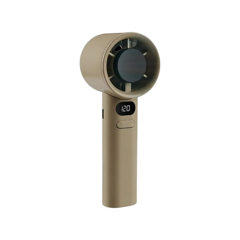 MTech Håndholdt Høyhastighetsvifte – Oppladbar USB Mini Vifte med 120 Hastigheter & Skjerm | Skanto