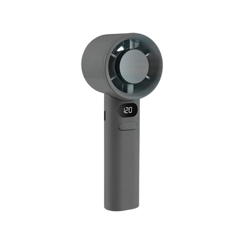 MTech Håndholdt Høyhastighetsvifte – Oppladbar USB Mini Vifte med 120 Hastigheter & Skjerm | Skanto