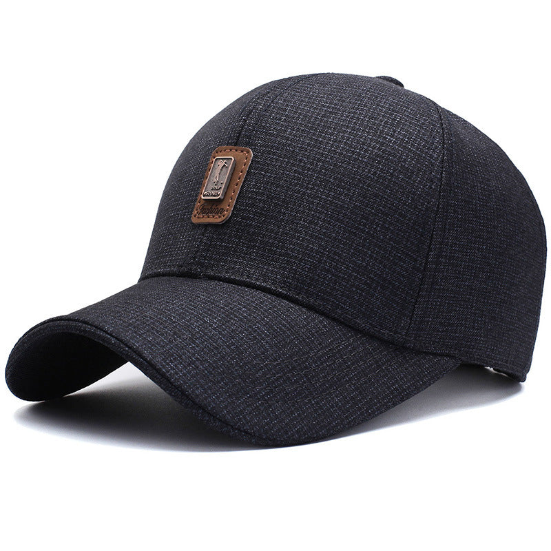 Herre Casual Teksturert Baseball Caps Skanto