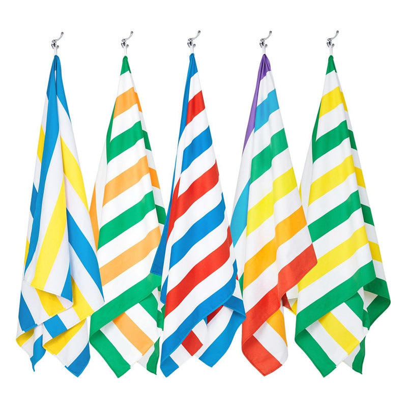 Strandhåndkle med moderne stripemotiv Skanto