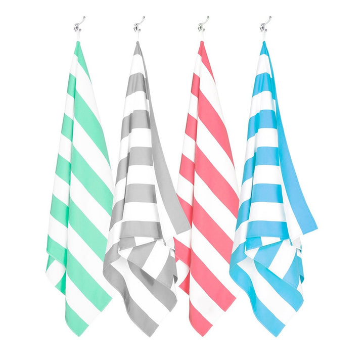 Strandhåndkle med moderne stripemotiv Skanto