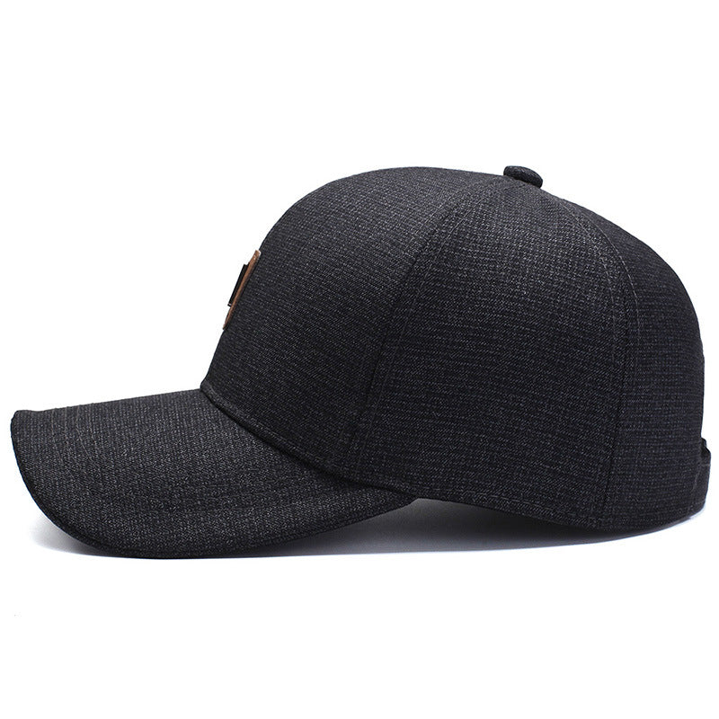 Herre Casual Teksturert Baseball Caps Skanto
