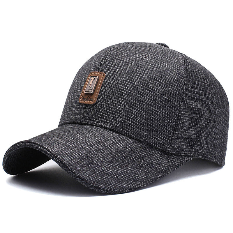 Herre Casual Teksturert Baseball Caps Skanto