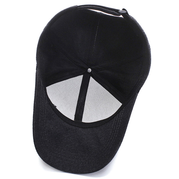 Herre Casual Teksturert Baseball Caps Skanto