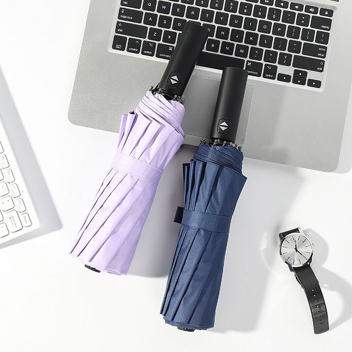 Dame automatisk foldbar paraply Skanto