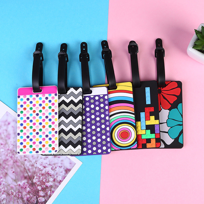 Unisex Fun Dot Pattern Bagasje Tag Skanto