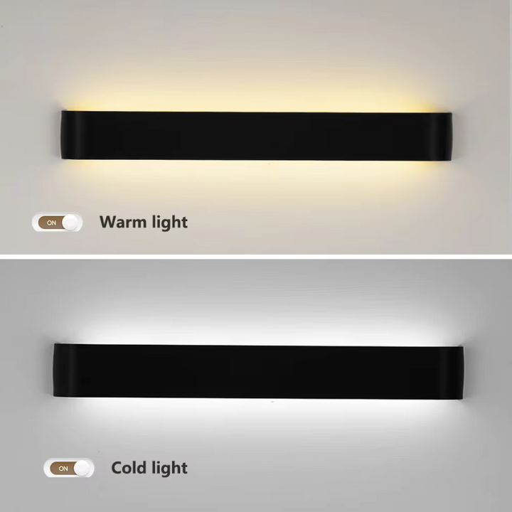 Skanto | Nordisk LED Vegglampe - Moderne Børstet Aluminum Innendørs Vegglampe