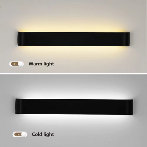 Skanto | Nordisk LED Vegglampe - Moderne Børstet Aluminum Innendørs Vegglampe
