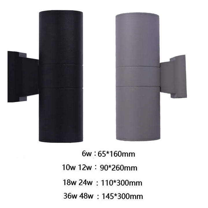 Skanto | Utendørs Vegglampe | LED Aluminium Belysning for Hage