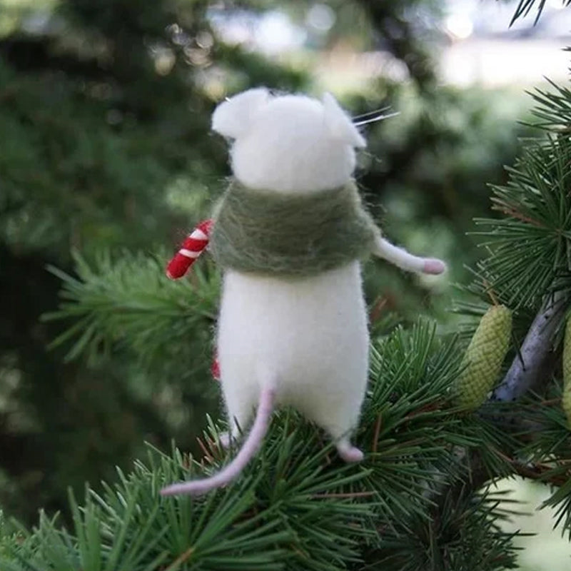 Felt Muse og Gresskar Ornament | Skanto