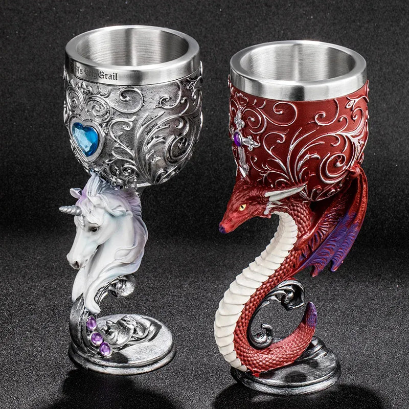 Skanto | 3D utskåret vintage Champagne Glass