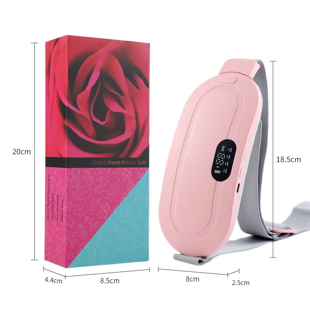 CalmFlow Varmpute for menstruasjonssmerter | Lindre menstruasjonssmerter - Beroligende varme for kramper - Muskelslapphet - Stressreduksjon Skanto