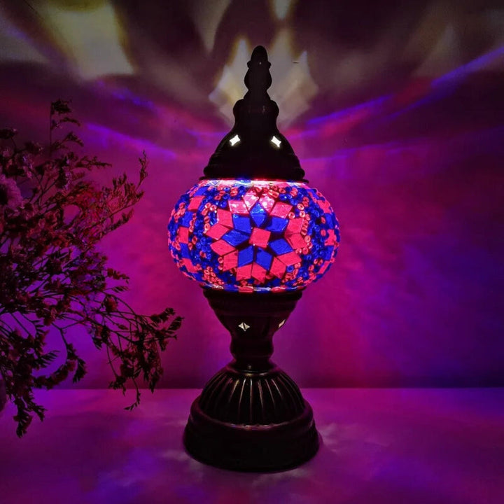 Mosaikk Fargerik Mønster Bordlampe Skanto