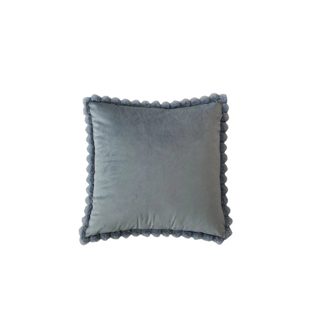 Skanto | Fløyel Pom-Pom Trim Putetrekk