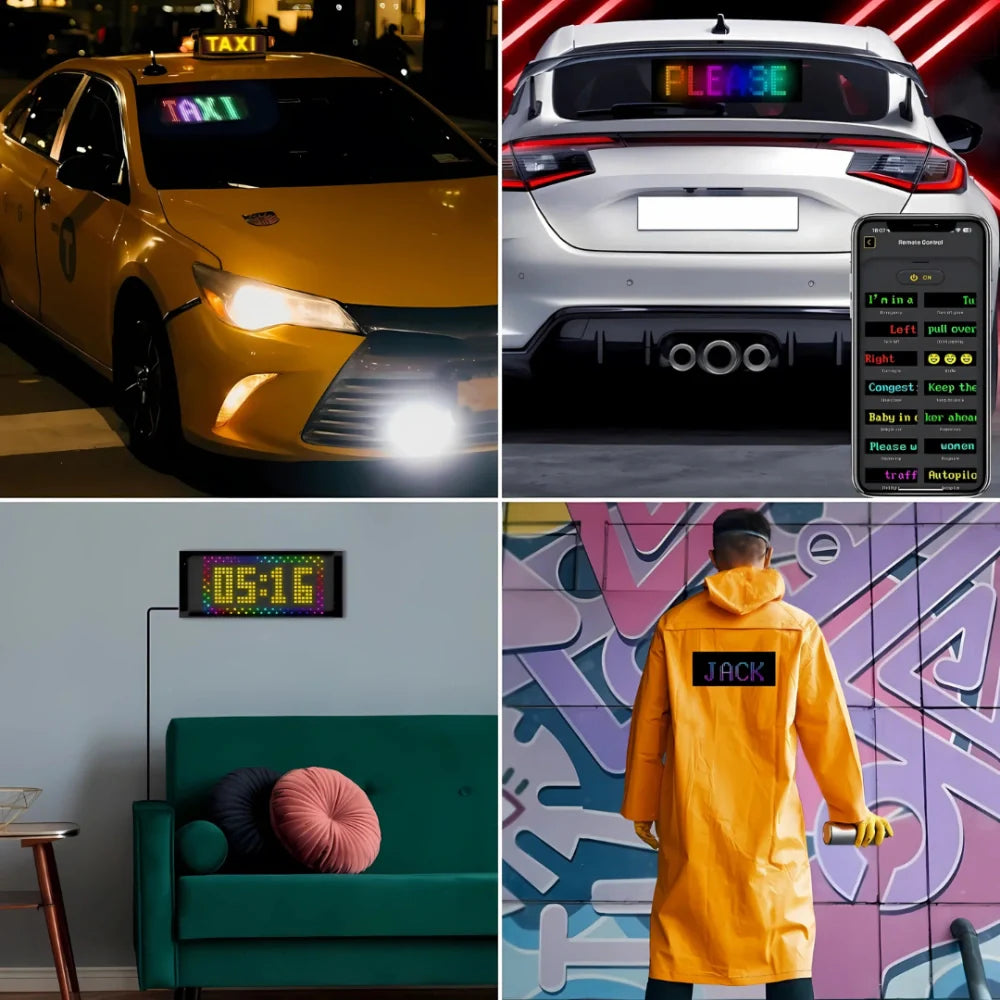 Skanto | TurboGlow LED Meldingsskjerm