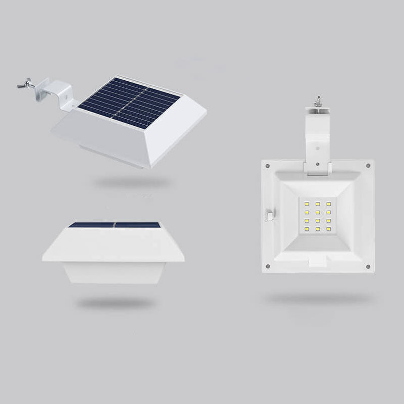 Skanto | Solar UFO-formet design gjerde lys LED utendørs vegglampe
