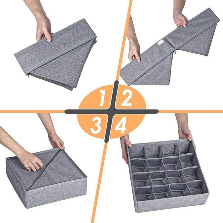 DrawerMate – Faltbarer Organizer für Unterwäsche und Socken