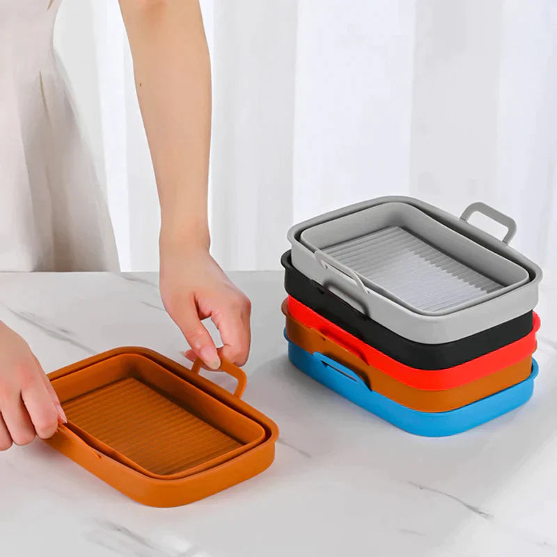 Foldbar Air Fryer Silikon Bakepanne | Skanto