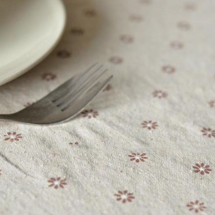 Skanto | Daisy Print Bomull Lin Tablett
