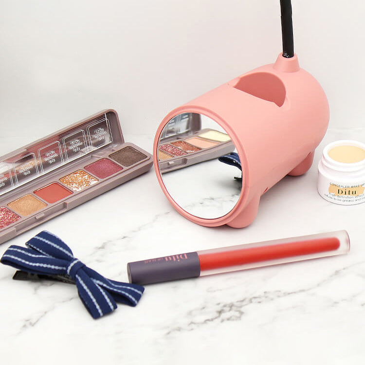 Skanto | Kreativ LED Touch Lampe med Pennholder | USB Lading Funksjon | Skrivebord lampe | Barnerom Dekor