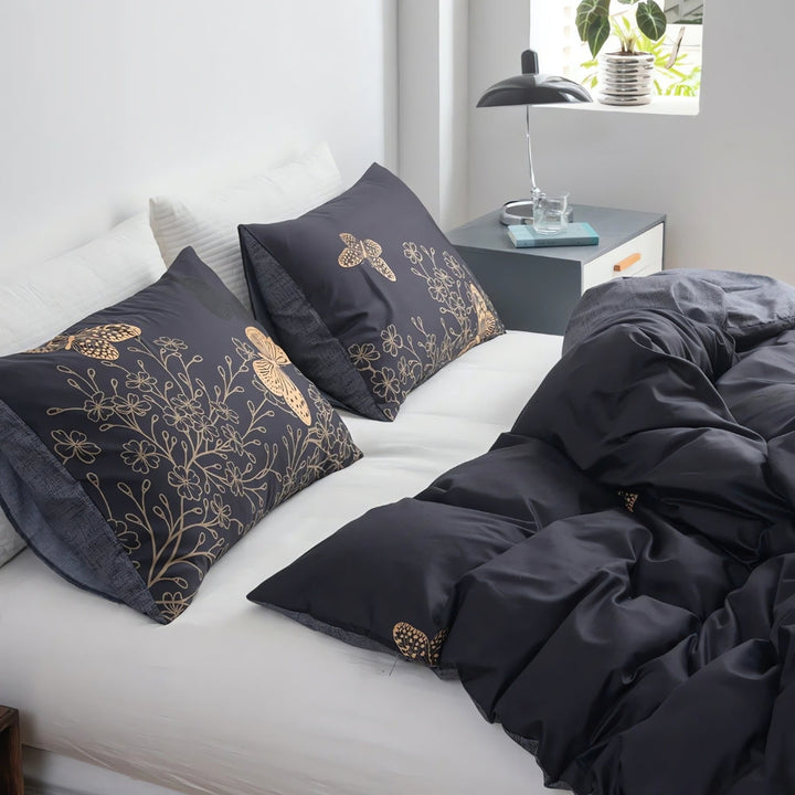 Skanto | Valora Midnight Butterfly Dynetrekk | 3 deler Set