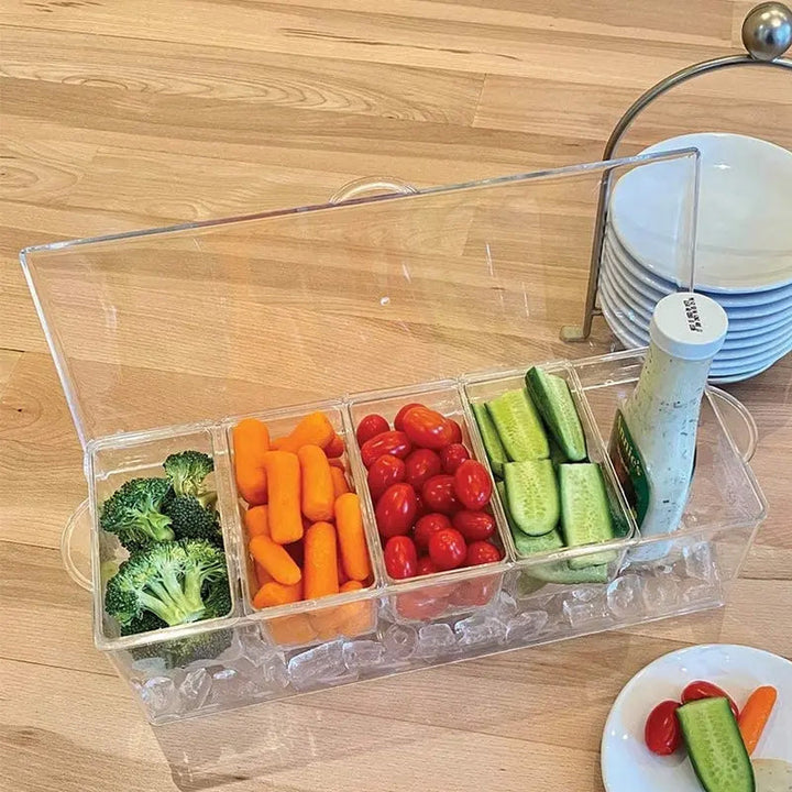 Ice Chilled Condiment Tray Set | Skanto