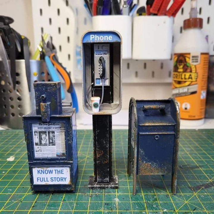 Skanto | Miniature Amerikansk Betaltelefon Ornament