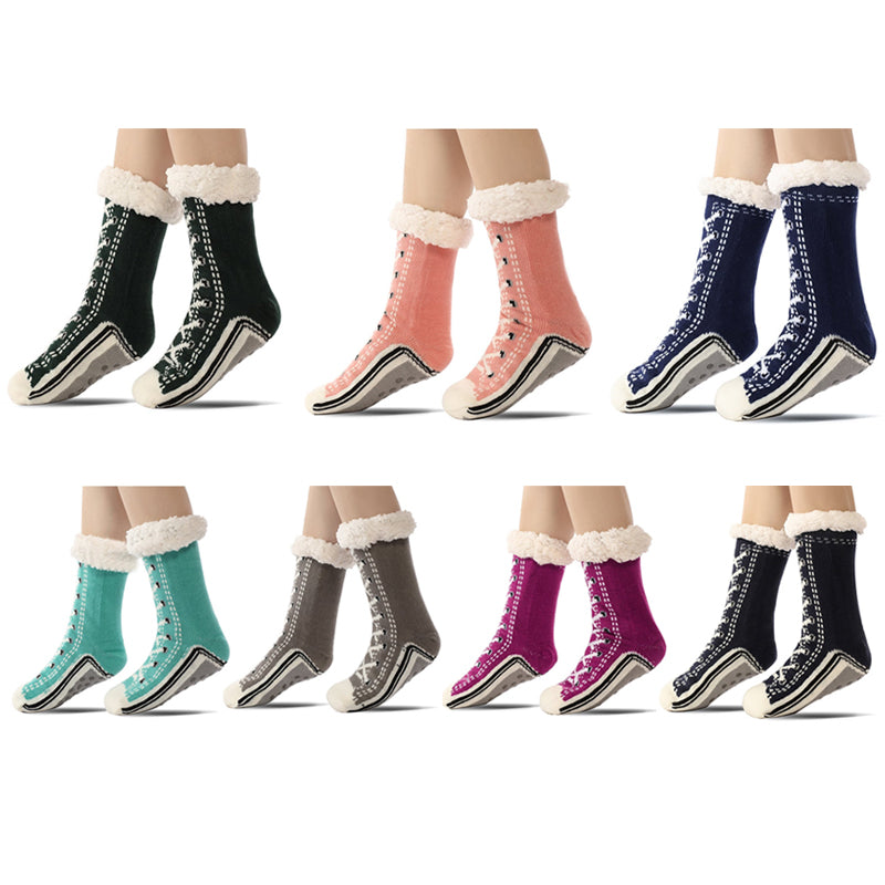 Skanto | Ultra-tykke Cashmere Slipper Hjem Sokker