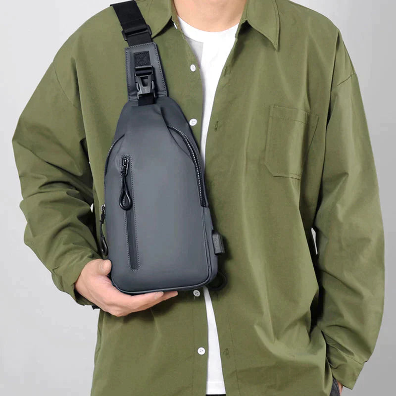 Skanto | UrbanShield Vanntett Crossbody Bag med Tyverisikker Design