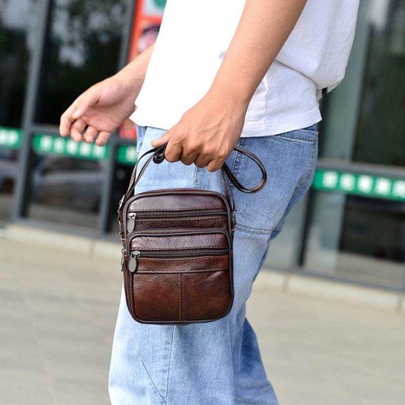 Skanto | Vintage Skulderveske for Menn