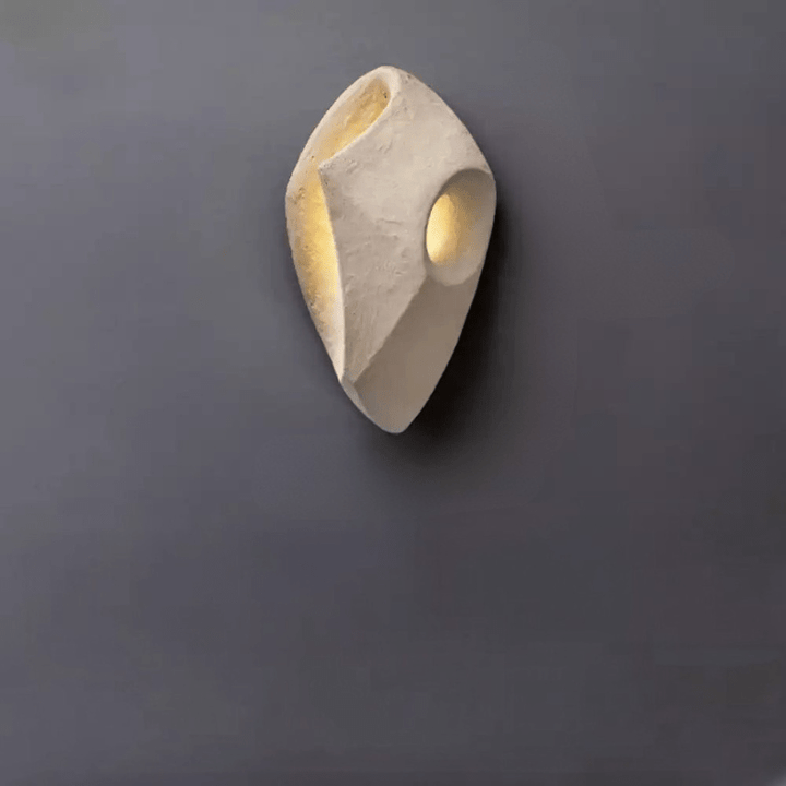Skanto | Minimalistisk Vegglampe med Wabi-Sabi Estetikk