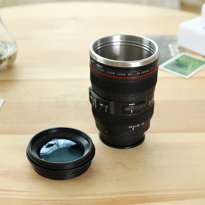 Skanto | Kameraobjektiv Inspirert Isolert Kopp Kaffe Mugge