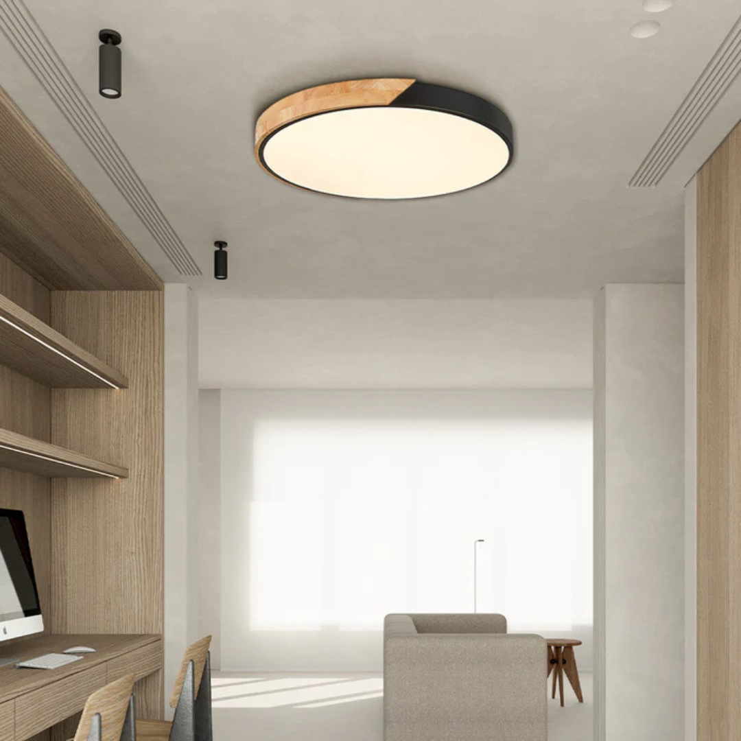 Skanto | Delos – Skandinavisk Tre LED Taklampe | Moderne Energi-Effektiv Innendørs Belysning