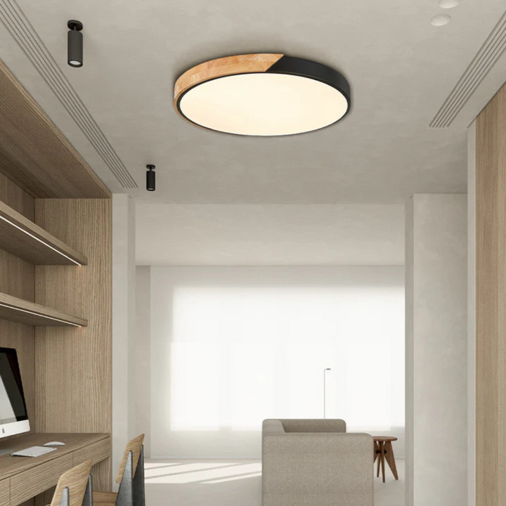 Skanto | Delos – Skandinavisk Tre LED Taklampe | Moderne Energi-Effektiv Innendørs Belysning