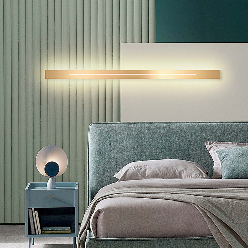 Moderne LED Vegglampe - LumièreGold | Skanto