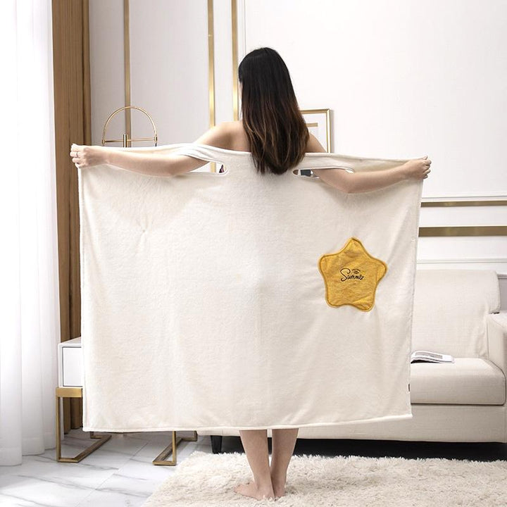 Fleece badekåper med hurtig tørk effekt for kvinner | Skanto