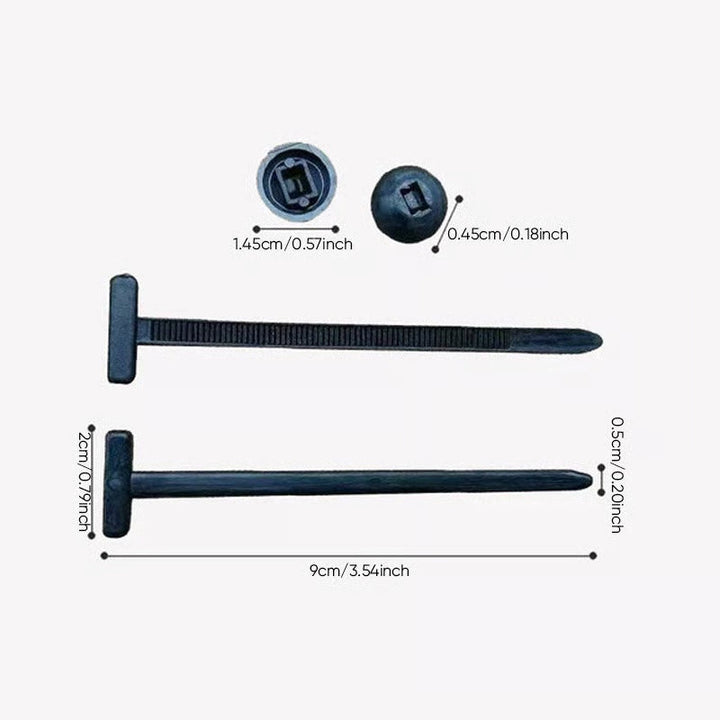 Skanto | Universal nylon kabelstrammeklemme for biler