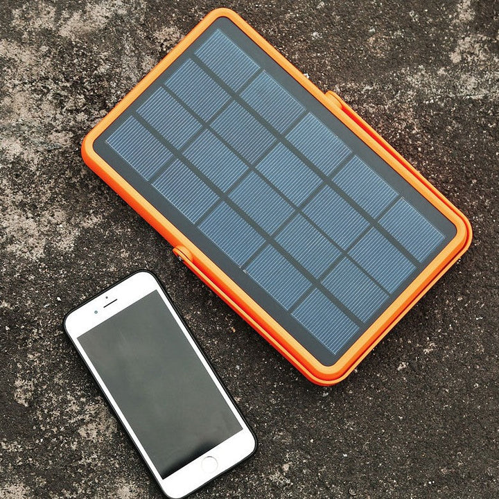 Skanto | Multifunksjonell Sollys, med 3000mAh, 2 Lysmoduser & USB Oppladbar, for Hager, Utendørs, Terrasse, Balkong & Mer