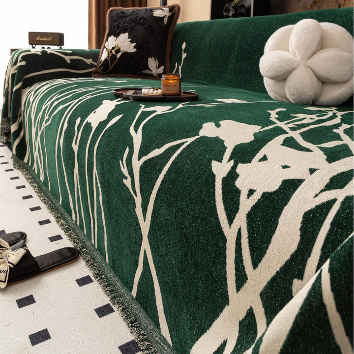 Skanto | Twilight Branches Chenille Sofa Cover