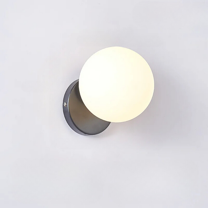 GleamGold - Luksus Gull Vegglampe med Glass Skanto