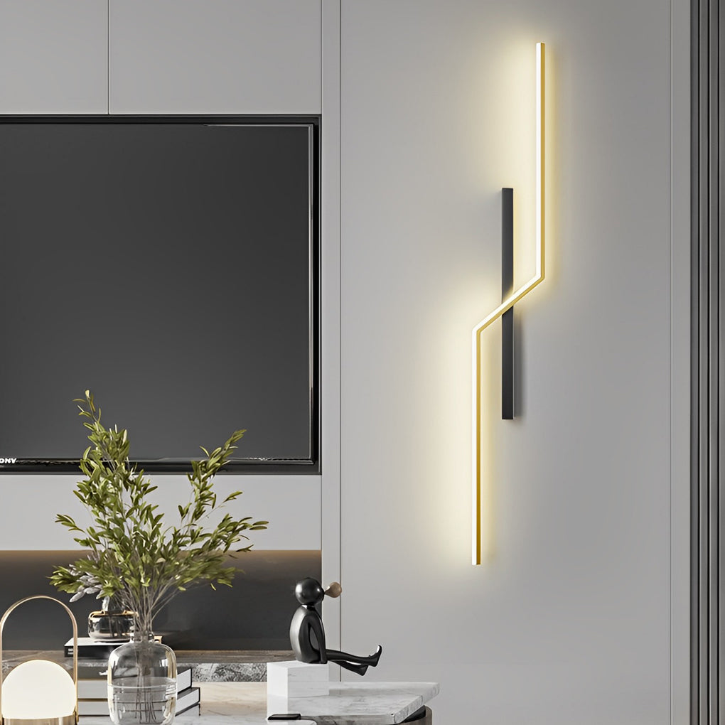 Skanto | Linjer Kreativ LED Moderne Minimalistisk Vegglampe Dekorative Vegglamper Belysning
