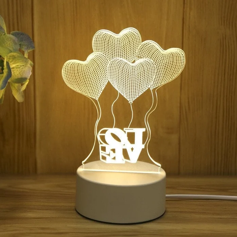 3D Nattlys Usb Skanto