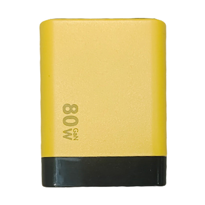 Skanto | 3 i 1 GaN-lader, skalerbar 80W MAX hurtiglader modul med Type-C-kabel og 2 USB-porter