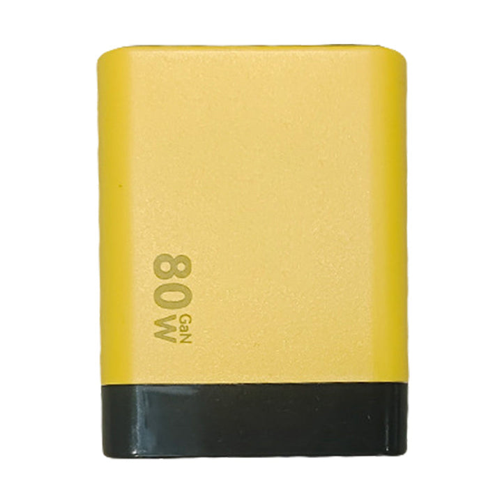 Skanto | 3 i 1 GaN-lader, skalerbar 80W MAX hurtiglader modul med Type-C-kabel og 2 USB-porter