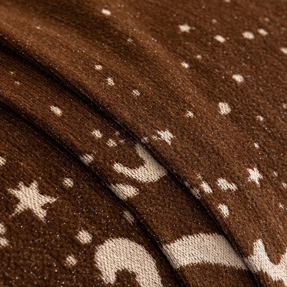 Skanto | Kursive Glitrende Chenille Sofatrekk