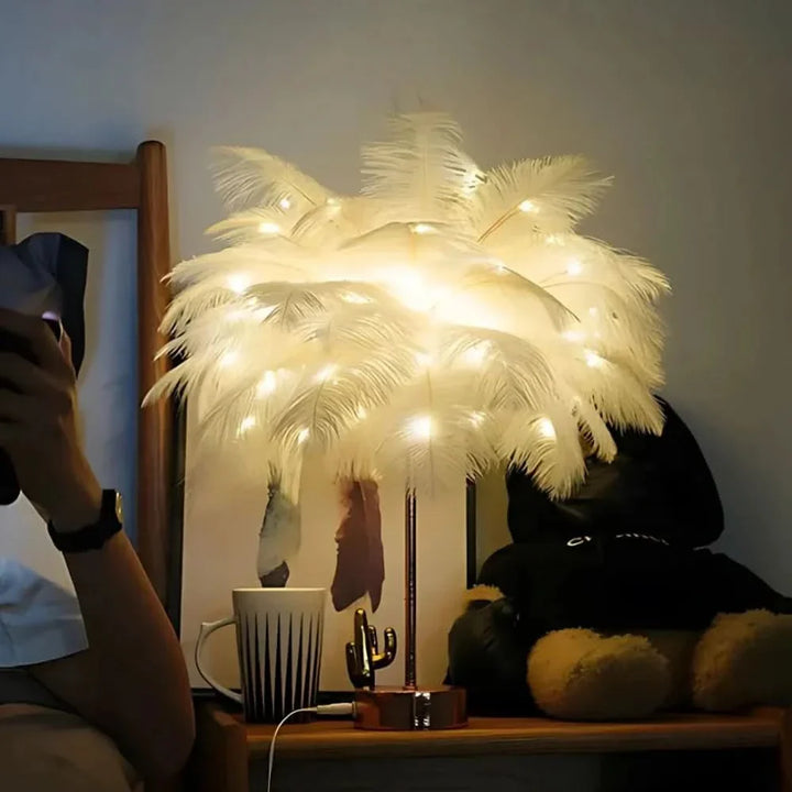 Skanto | LumaPalm Fjær Palmetre Lampe