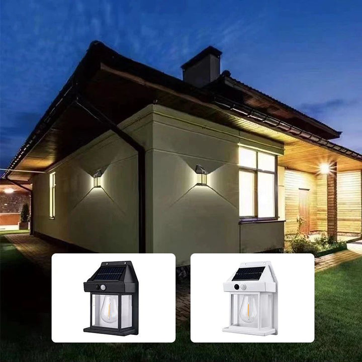 Skanto | Utendørs solenergi wolfram vegglampe