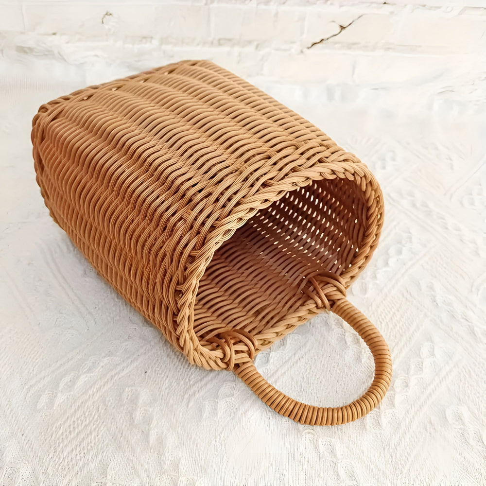 Skanto | Willow Rattan Vevd Oppbevaringskurv