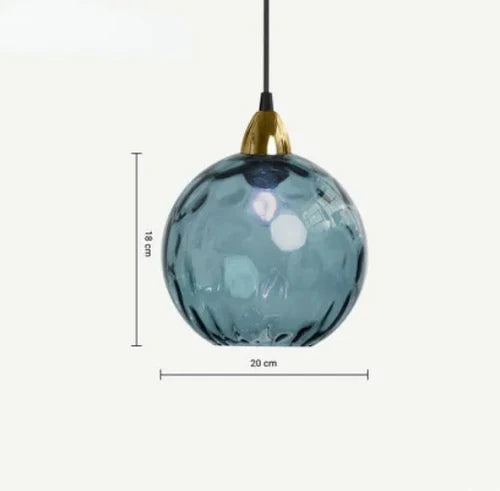 Glass Sphere Pendant Lamp - LumiSphere | Skanto