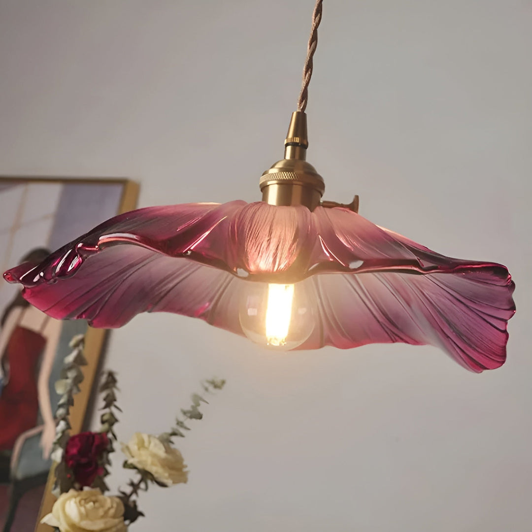 Blomsterpendellampe – Varmt lys og stilig design | For hjemmet ditt